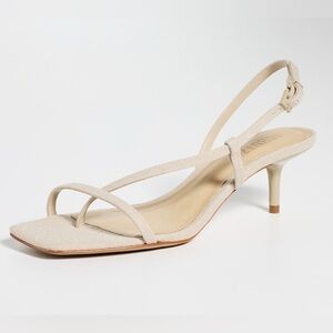 SCHUTZ Beige Strappy Heels